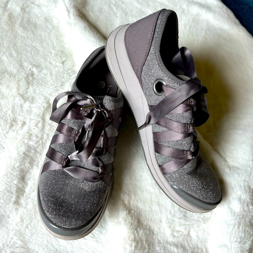 Bzees steel grey & silver shoes